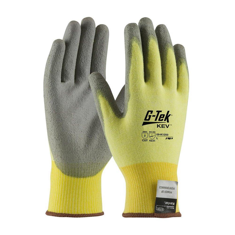 G-Tek&reg; KEV&trade; Grey LARGE CUT RESISTANT GLOVES 