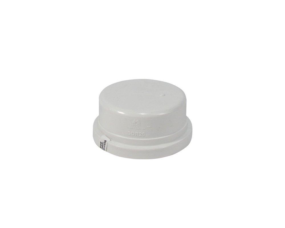 TRENCH TOUGH PLUS Gasket SDR 26 PVC Heavy Wall Sewer Cap 
