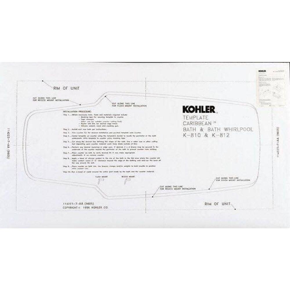 KOHLER Vibrant Polished Brass Undermount Installation Kit 
