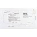 KOHLER Vibrant Polished Brass Undermount Installation Kit 