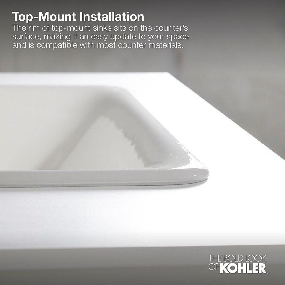 KOHLER Black Black Undermount Basin 