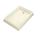 48 in. Rectangle Shower Base in Biscuit