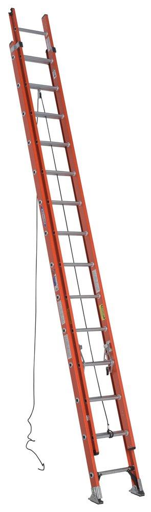 Werner Ladder Orange 300 lb. Fiberglass Extension Ladder 