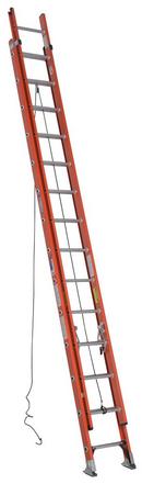 Werner Ladder Orange 300 lb. Fiberglass Extension Ladder 