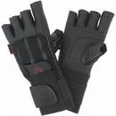 XL Size Leather and Plastic Glove with Wrist Strap