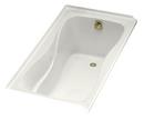 60 x 32 in. Soaker Drop-In Bathtub with Right Drain in White
