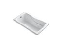 60 x 32 in. Whirlpool Drop-In Bathtub with Reversible Drain in White