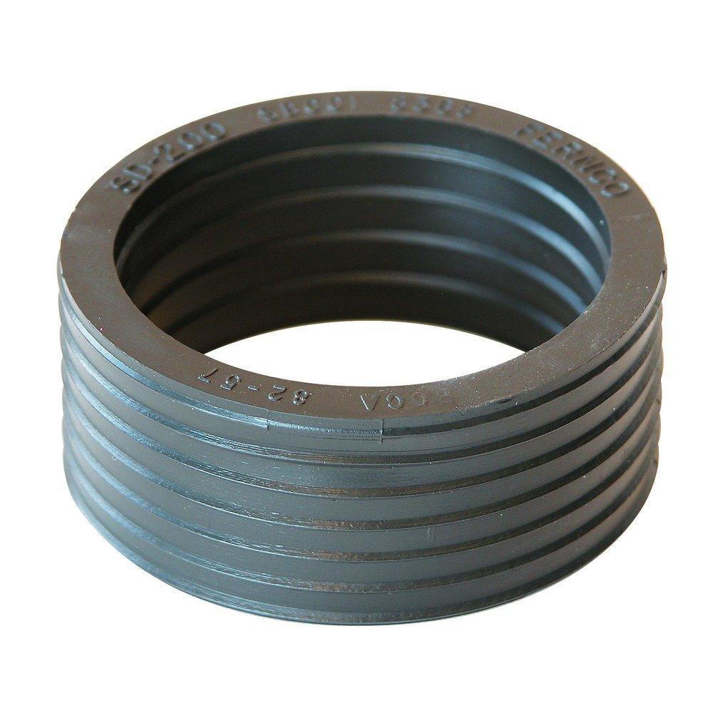 Fernco Black Shower Drain Gasket 