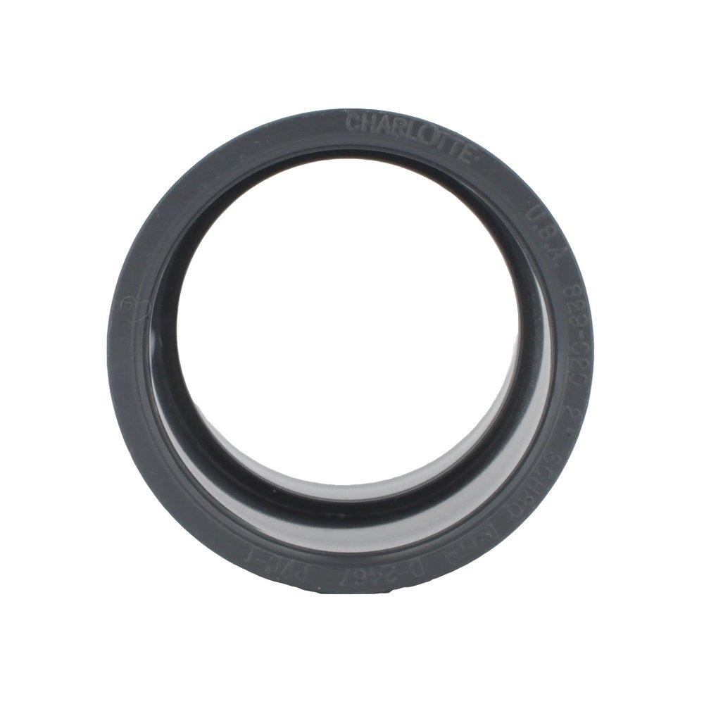 Dark Grey PVC Schedule 80 Coupling 