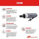 Ingersoll Rand 6-17/20 in. Air Straight Die Grinder 