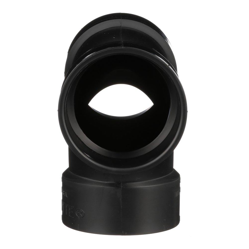 Black ABS DWV Double 90&deg; Elbow 