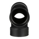 Black ABS DWV Double 90&deg; Elbow 