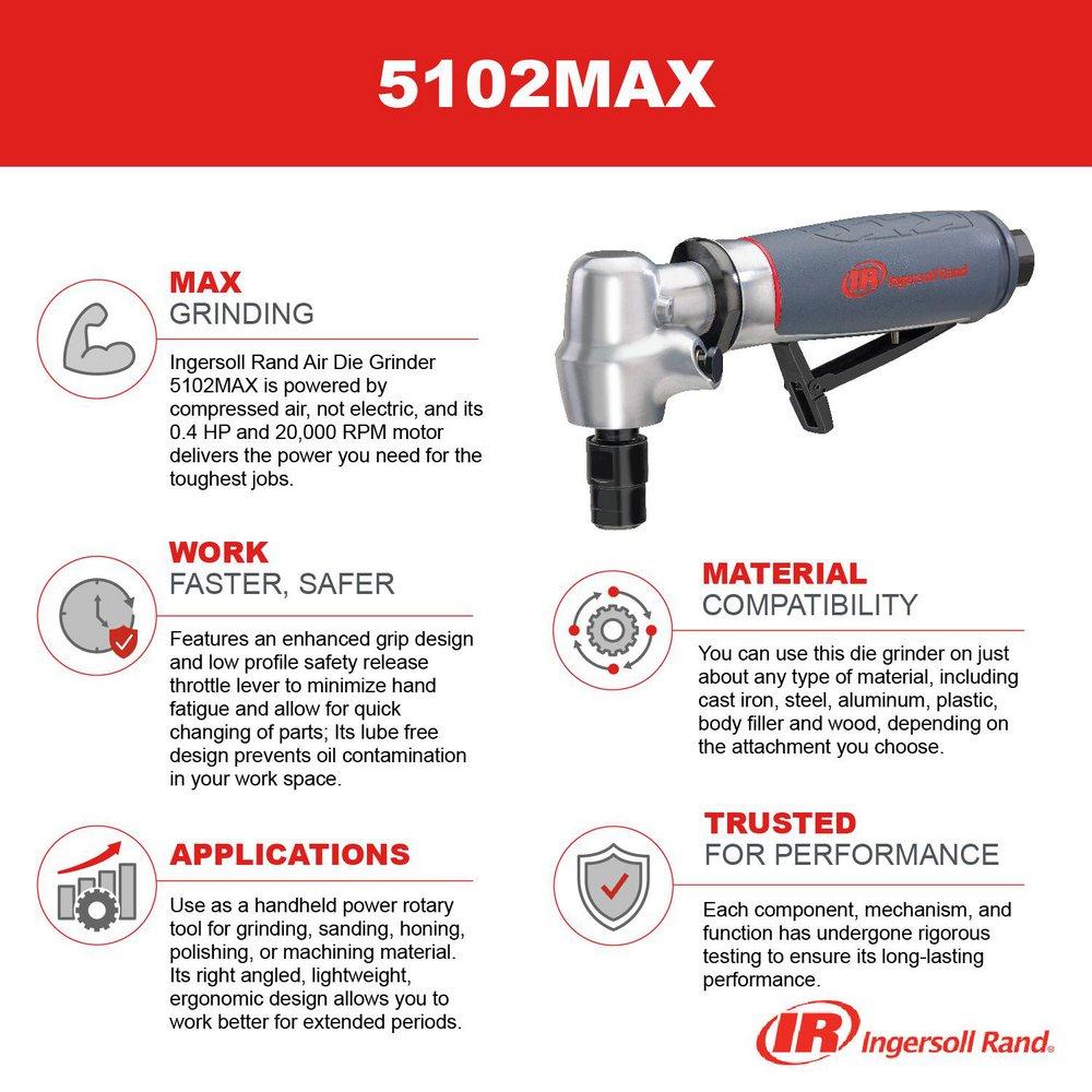 Ingersoll Rand Air Angle Die Grinder 