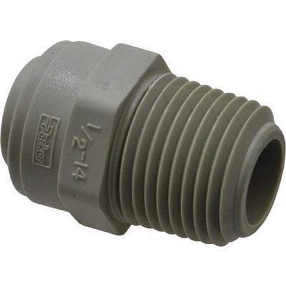Parker Hannifin Grey Bell End Schedule 40 Plastic Adapter 