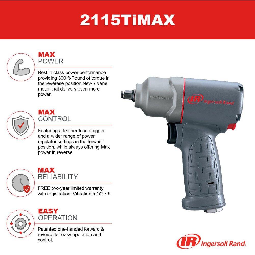 Ingersoll Rand Impact Wrench Bare Tool 