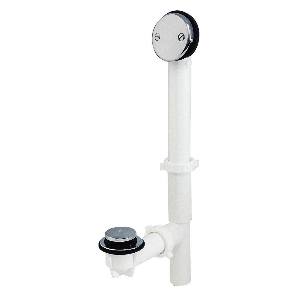 Dearborn Chrome Plastic Toe-Tap Drain 
