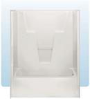 60 x 32-7/8 in. Gelcoat and Fiberglass Right Hand Fiberglass Tub and Shower in White