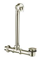 Brass Trip Lever Drain in Vibrant Polished Nickel