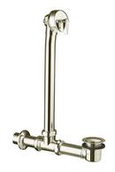 KOHLER Vibrant&reg; Polished Nickel Brass Trip Lever Drain 