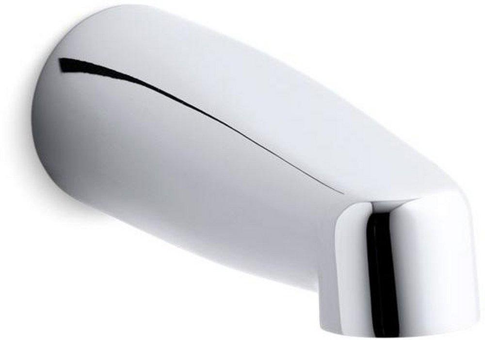 KOHLER Polished Chrome Wall Mount Non-Diverter Bath Spout 