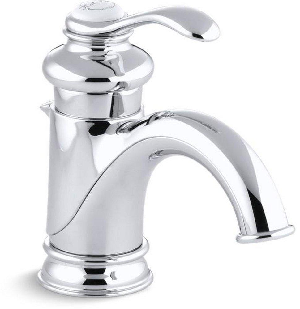 KOHLER Polished Chrome Single Handle Bathroom Sink Faucet 