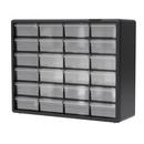 Akro-Mils Black 24-Draw Cabinet Small Part Storage 