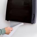 Kimberly Clark Smoke Grey Hands-Free Pull Dispensing Hard Roll Towel Dispenser 