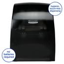 Kimberly Clark Smoke Grey Hands-Free Pull Dispensing Hard Roll Towel Dispenser 