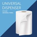 Kimberly-Clark Professional&trade; Smoke Grey Wall Mount Plastic Hard Roll Towel Dispenser 
