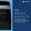 Kimberly-Clark Professional&trade; Smoke Grey Wall Mount Plastic Hard Roll Towel Dispenser 