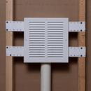 Oatey&reg; White Vent Wall Box with Face Plate 
