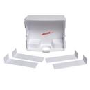 Oatey&reg; White Vent Wall Box with Face Plate 