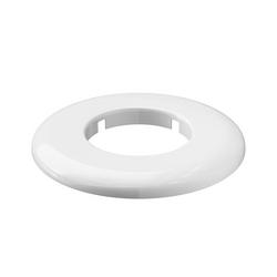 3/8 in. Plastic Flexible IPS Floor/Ceiling Plate Escutcheon in White