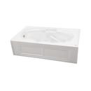 72 in. x 42 in. Whirlpool Alcove Bathtub with Right Drain in White