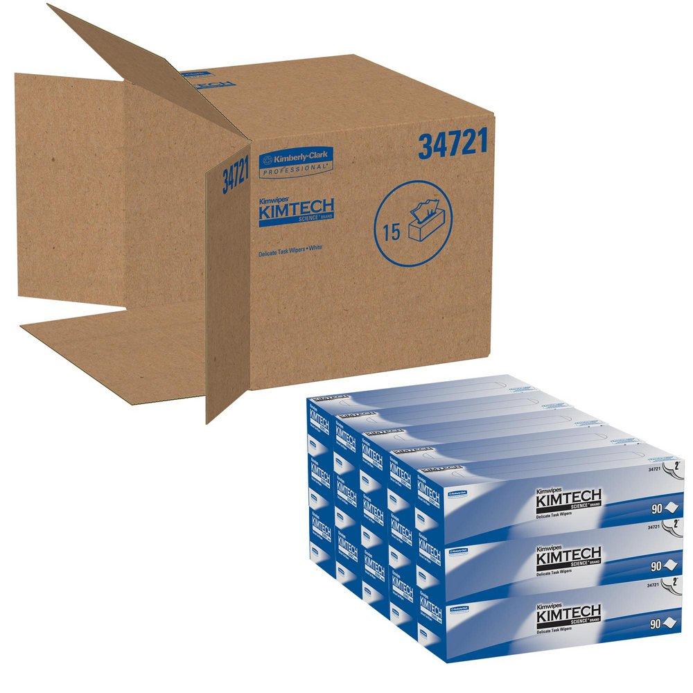 Kimtech&trade; White 16-3/5 x 14-7/10 in. 2-Ply Wiper in White 