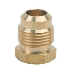 1/2 in. OD Tube Straight Brass Flare Plug