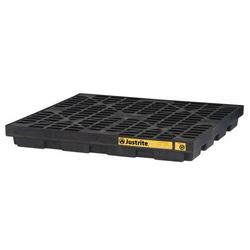 43 Gallon 4 Drum Spill Pallet Black