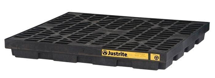 43 Gallon 4 Drum Spill Pallet Black 