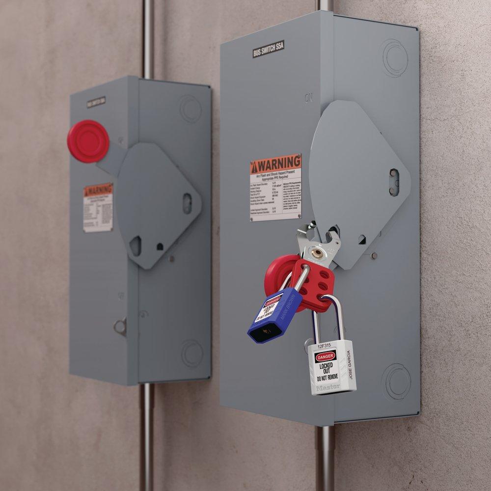 Master Lock Blue Lockout Padlock 