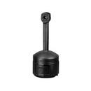 Justrite Black Cigarette Butt Receptacle 