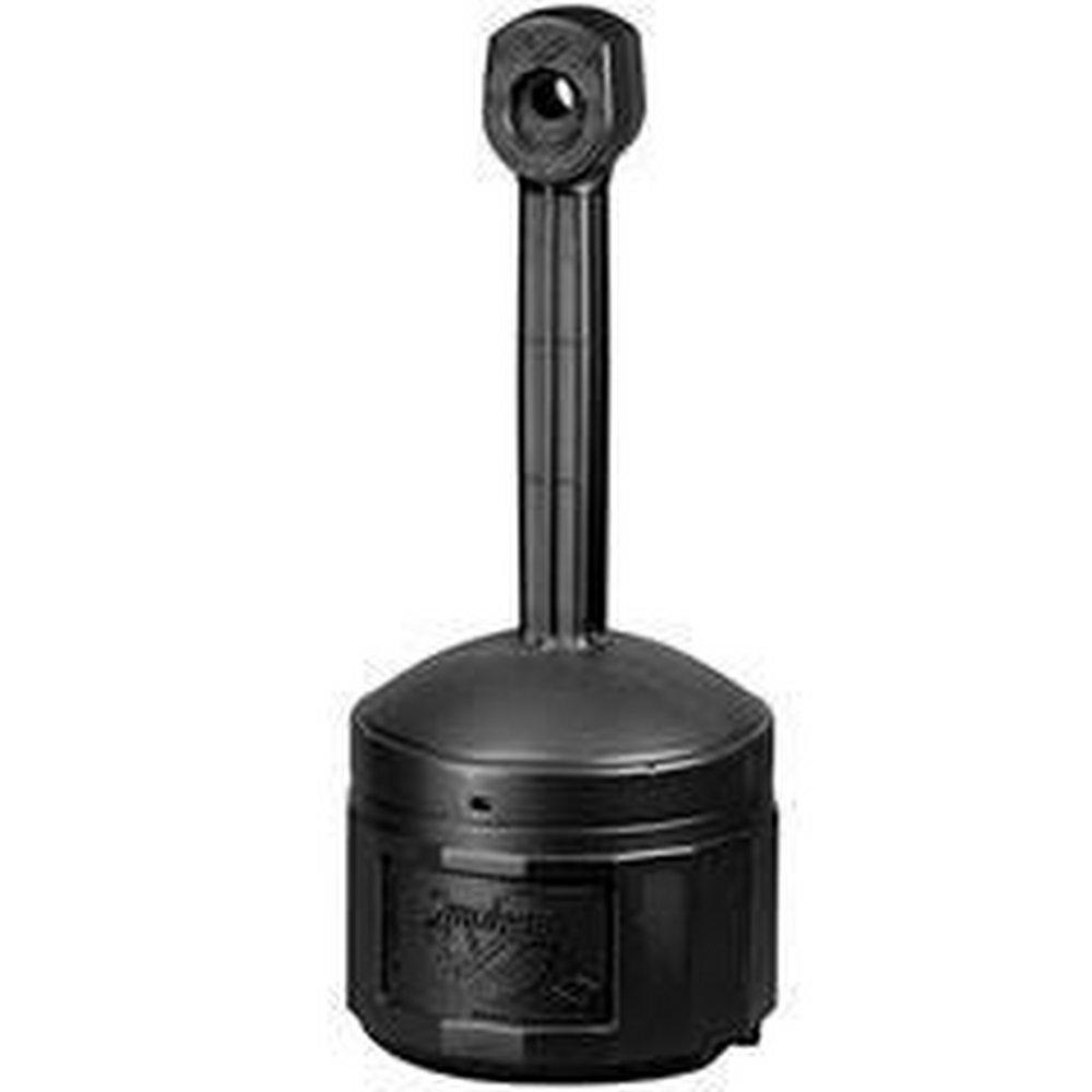 Justrite Black Cigarette Butt Receptacle 