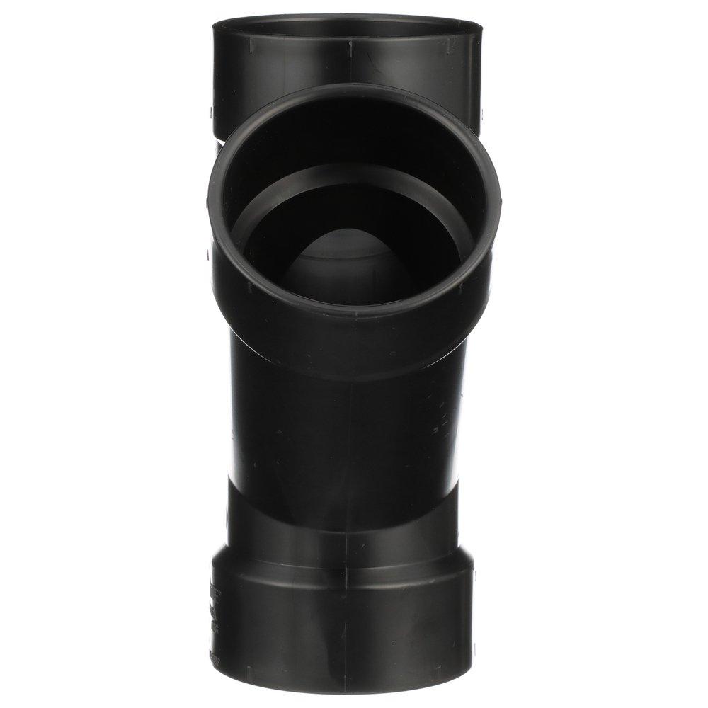 Black ABS DWV Double Wye 