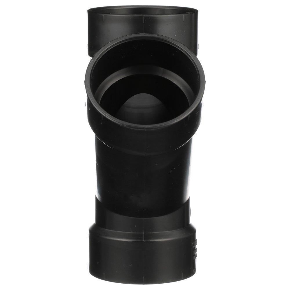 Black ABS DWV Double Wye 
