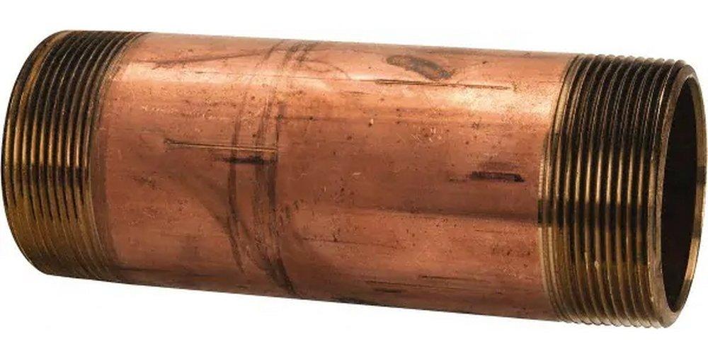 Red 36 in. NPT 125# Schedule 40 Standard Global Red Brass Seamless Pipe 