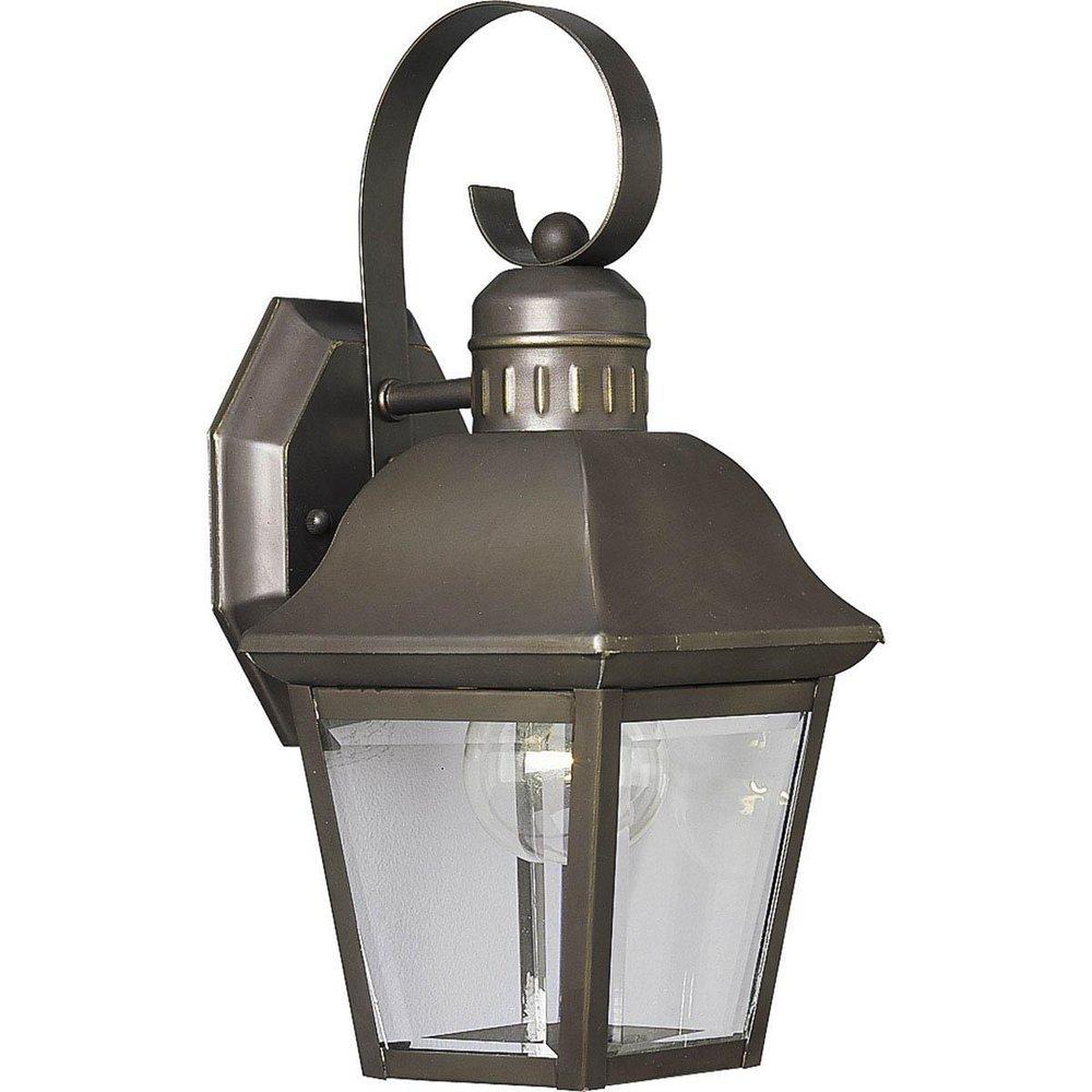 Progress Lighting Antique Bronze 100W 1-Light Medium E-26 Wall Lantern 