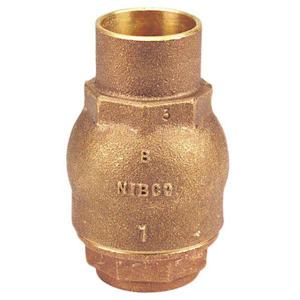 NIBCO Bronze Solder Spring Check Valve 