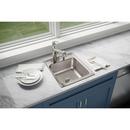 Elkay Lustrous Satin 17 x 20 in. Stainless Steel Single Bowl Drop-in Kitchen Sink in Lustrous Satin 