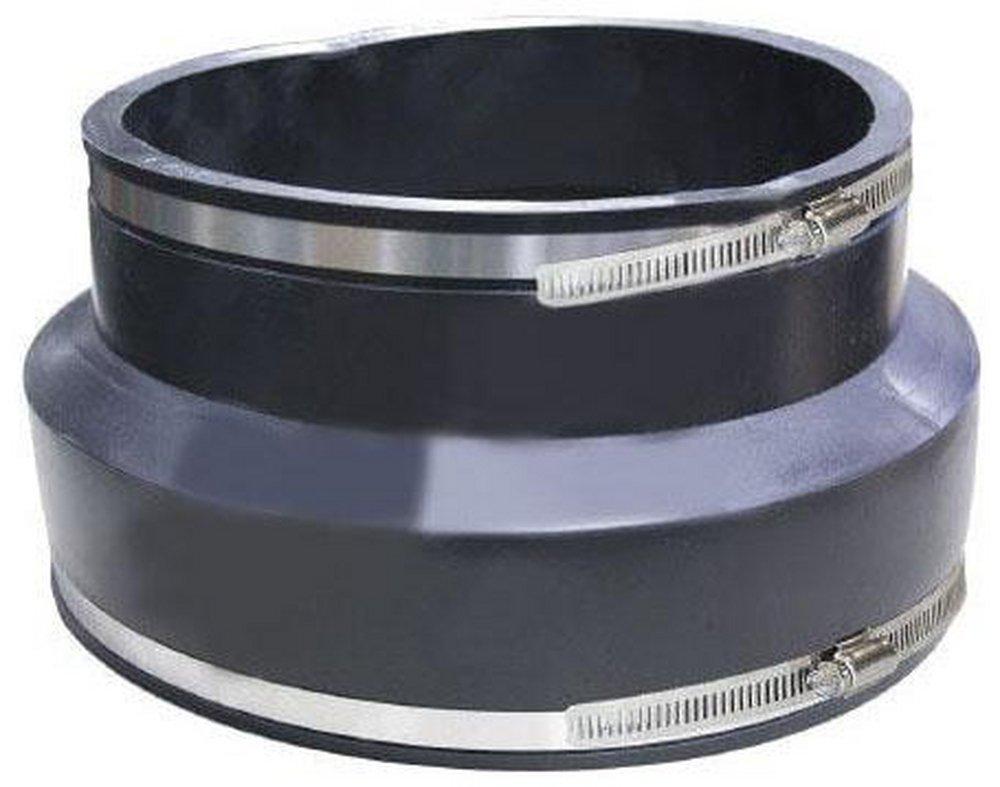 Fernco Concrete x Cast Iron and PVC Flexible Coupling 