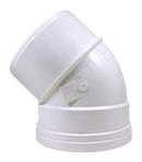 TRENCH TOUGH PLUS Gasket x Spigot 45 Degree SDR 35 Plastic Sewer Elbow 