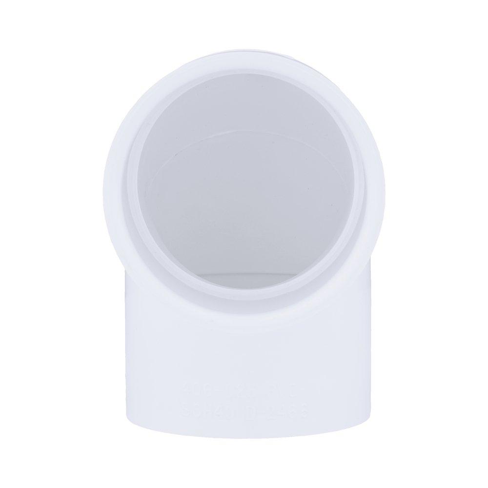 White PVC Schedule 40 90&deg; Elbow 